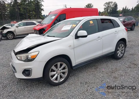 2014 Mitsubishi Outlander Sport Es z USA, uszkodzony, nr VIN 4A4AP3AU0EE027401